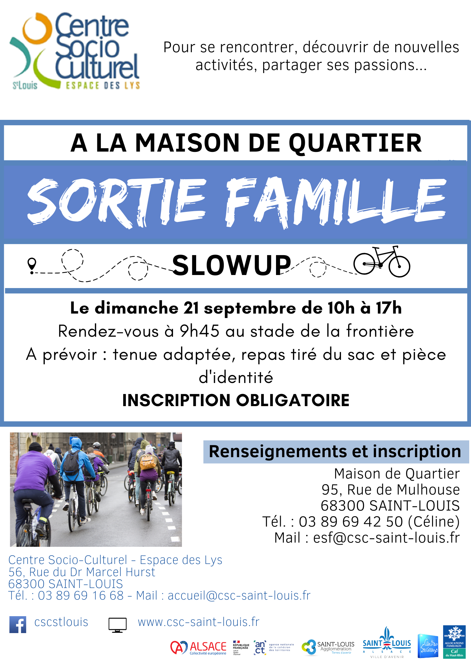 Sortie famille slowup